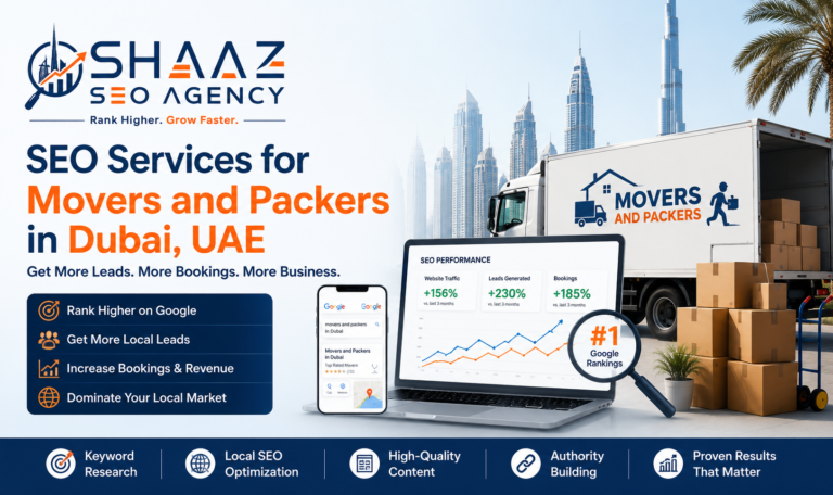 SEO Services for Movers and Packers in Dubai