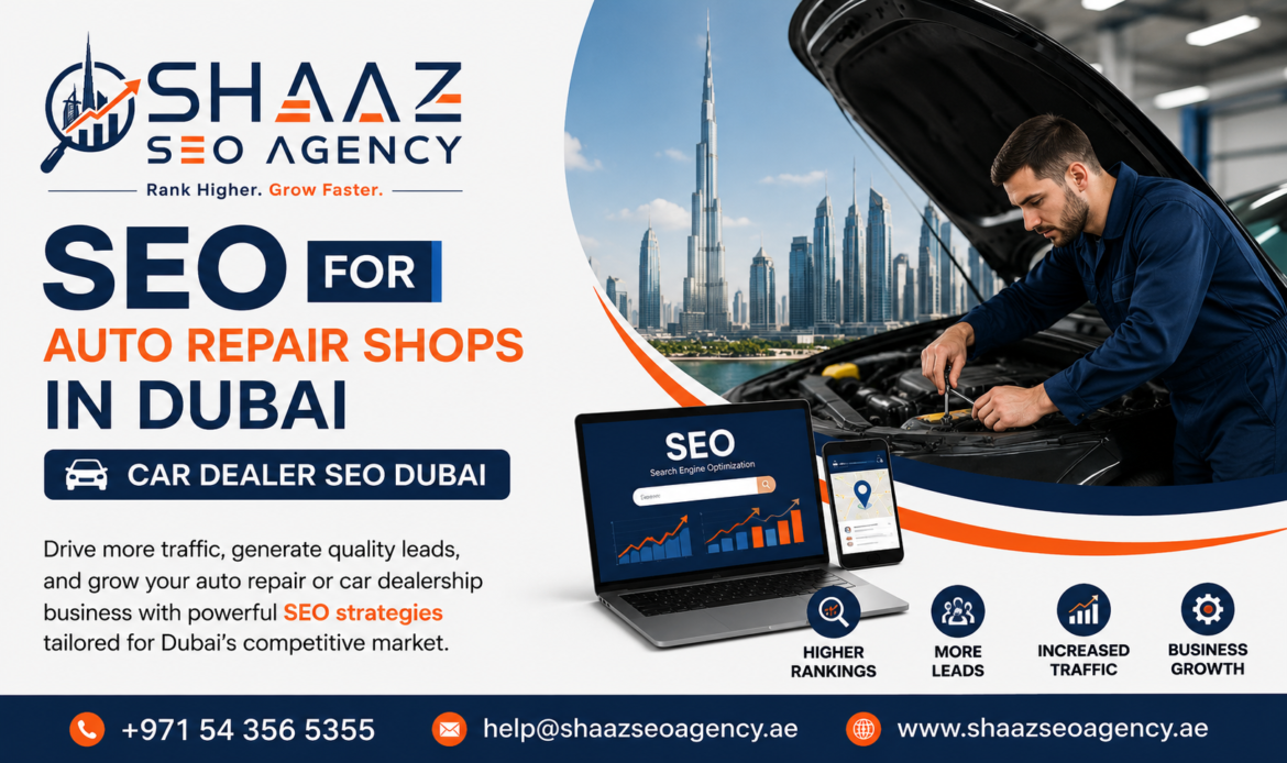 SEO for Auto Repair Shops in Dubai