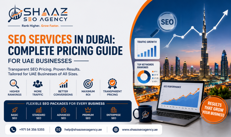 Professional SEO Services in Dubai by Shaaz SEO Agency for UAE Businesses